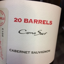 world wine conosur 20 barrels cabernet