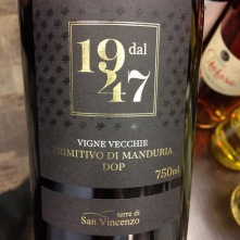 world wine primitivo di manduria 1947